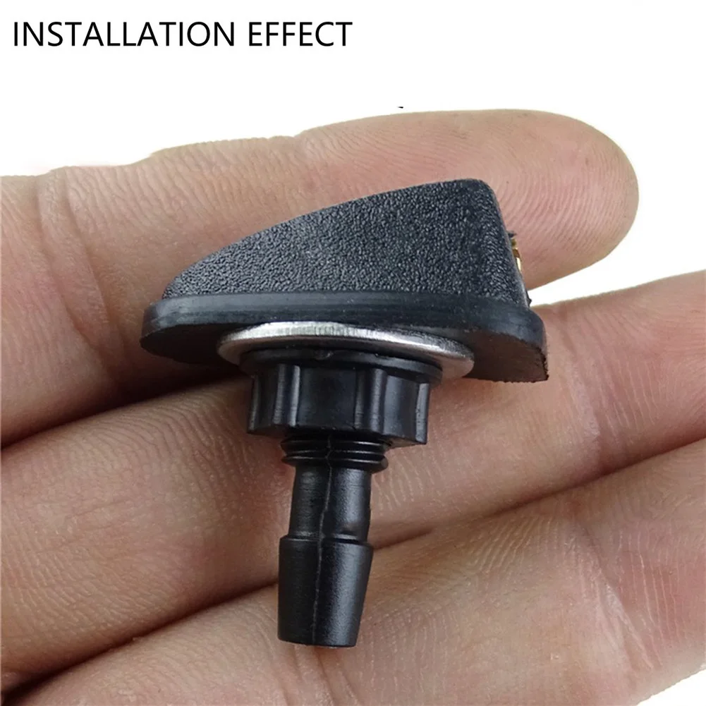 

2pcs/set Car Universal 8mm 1pairxt Windshield Wiper Nozzle Jet Sprayer Kit Sprinkler Water Fan Cover Gasket Outlet Adjustment