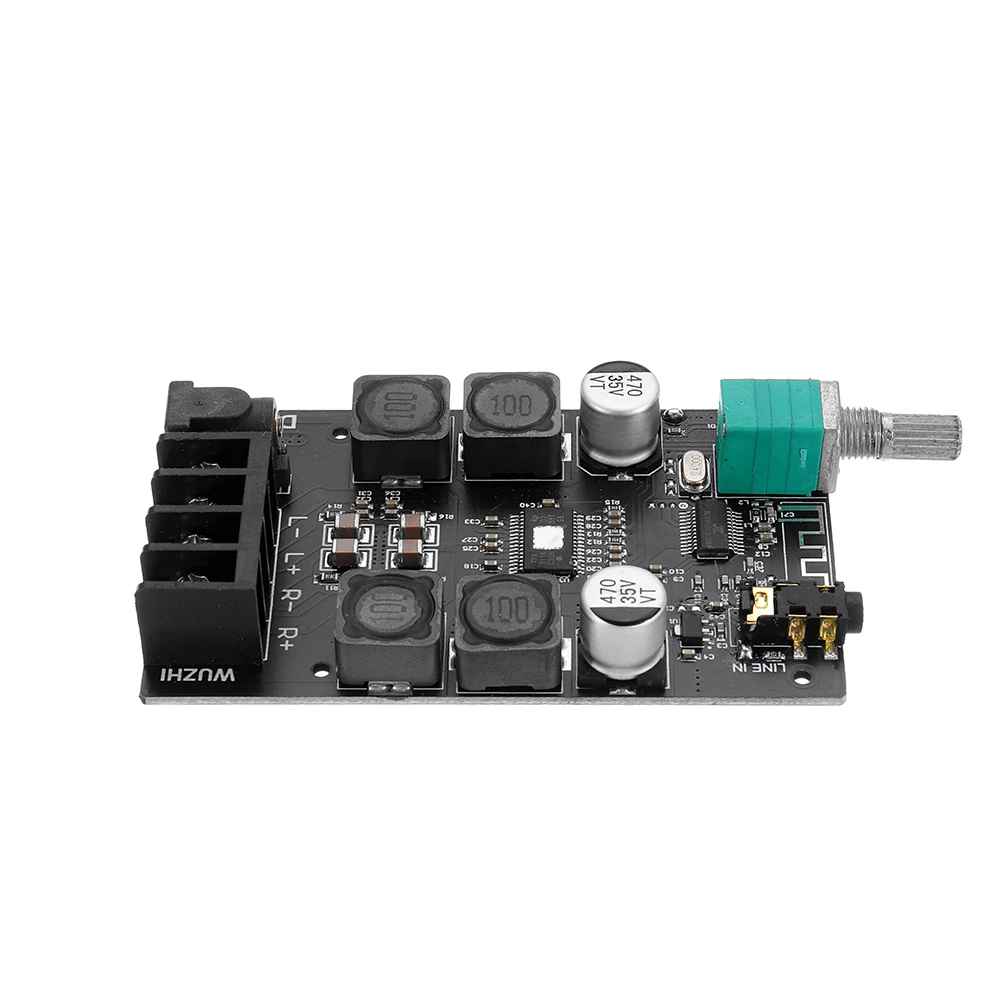 LEORY 2x50 Вт TPA3116 HIFI высокомощный цифровой усилитель стерео плата AUX bluetooth 5 0 AMP Amplificador