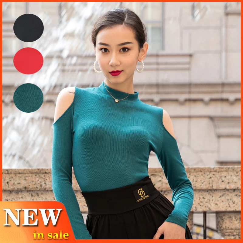 Одежда для латинских танцев топы взрослых танцевальное платье Женский костюм