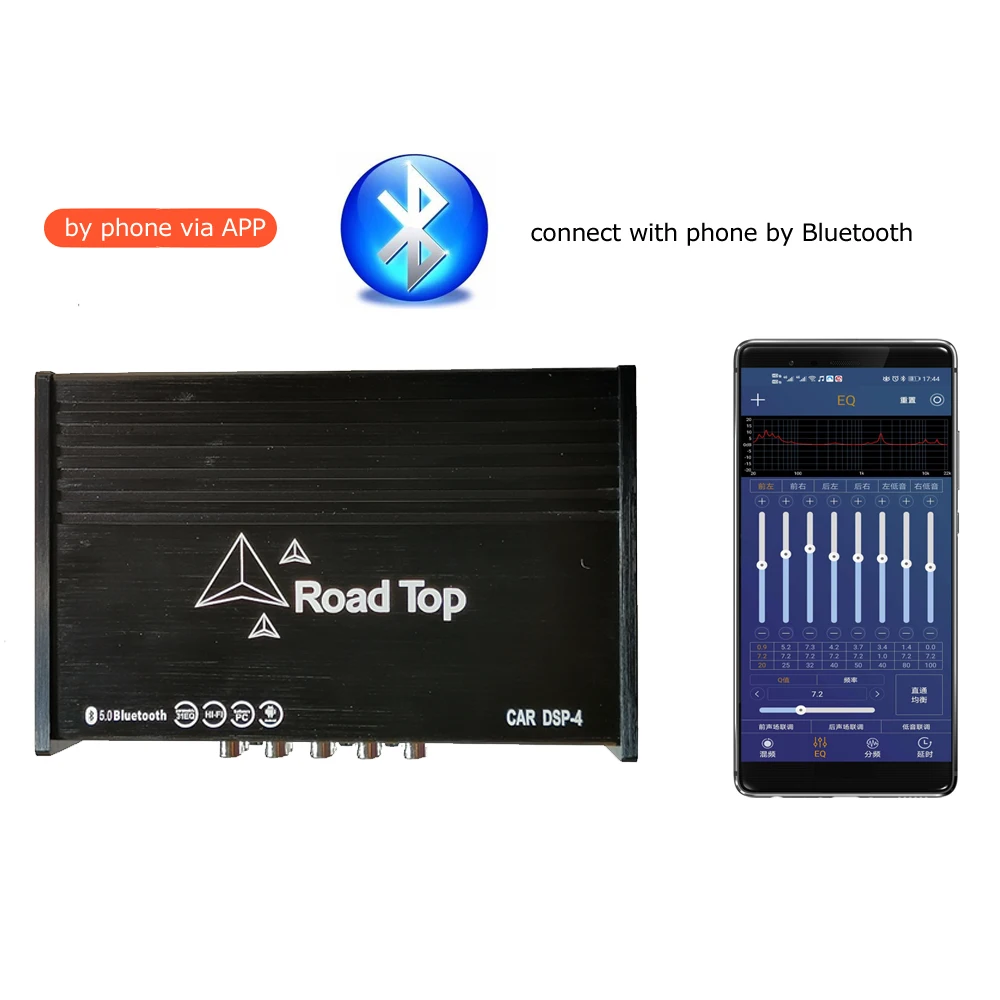 Автомобильный аудио усилитель DSP с 31 диапазоном эквалайзера для Jeep Cherokee Renegade Wrangler