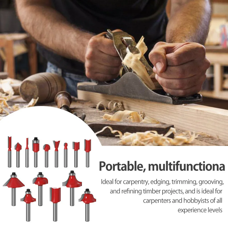 15 шт. для создания выпуклой филенки Вольфрам с твердосплавными режущими