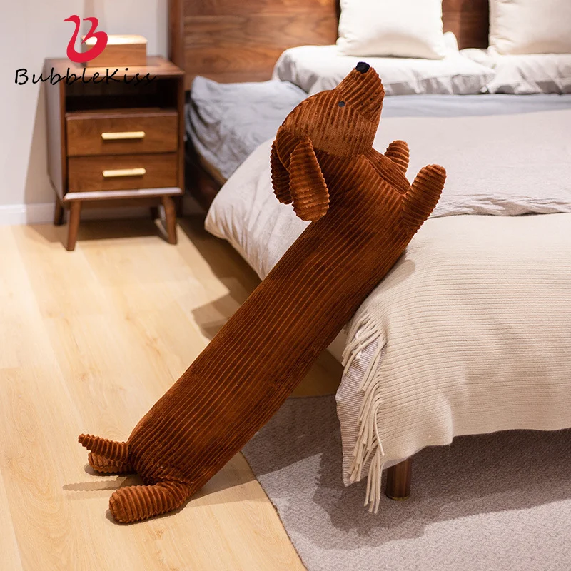 Милая Подушка Такса в виде животного форме поцелуя из пузырей прикроватная для