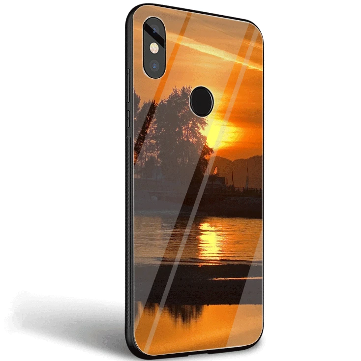 Стеклянный Чехол для мобильного телефона Xiaomi Note 5 6 7 Pro F1 A1 A2 4X5X6X9 чехол из ТПУ