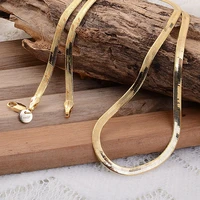gold silver color plated chain choker necklace thick chunky paperclip link necklace for women man goth style gifts party