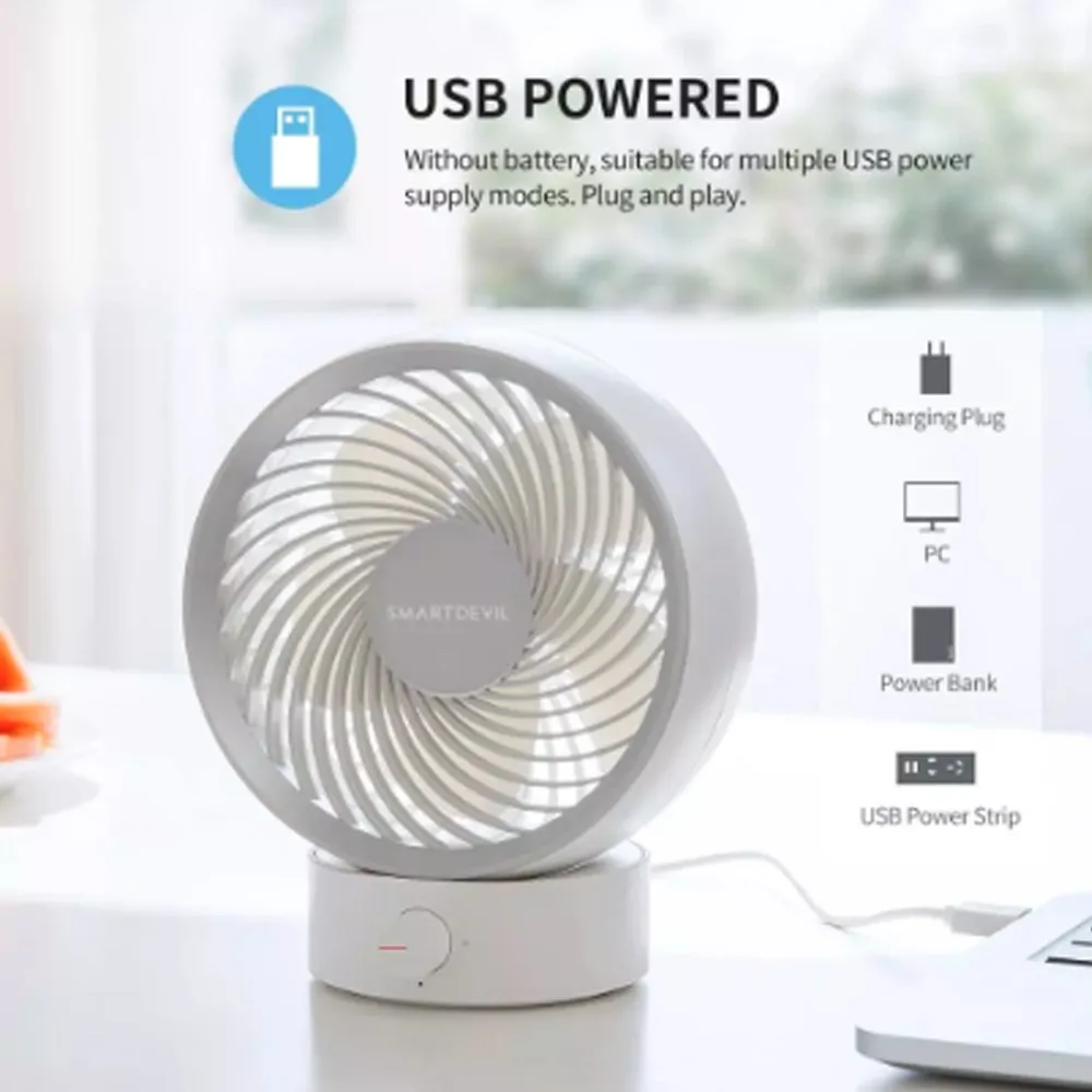 USB настольный мини вентилятор портативный воздушный охладитель кондиционер