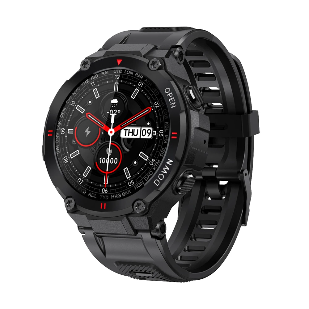 

Умные часы для мужчин, Bluetooth, вызовы, спортивный фитнес-трекер, управление музыкой, будильник, напоминание, K-22 женские умные часы для Android IOS