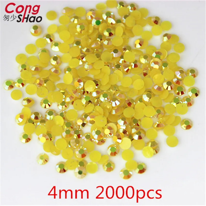 4mm 10mm Crystals AB Round Resin Rhinestone Applique Flatback Nail Crystal Stone Non Hotfix Strass Diamond for Crafts 8Y213 | Дом и сад