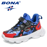 bona 2021 new designers trendy running shoes children platform sneakers sport shoes boys non slip walking footwear girls comfy