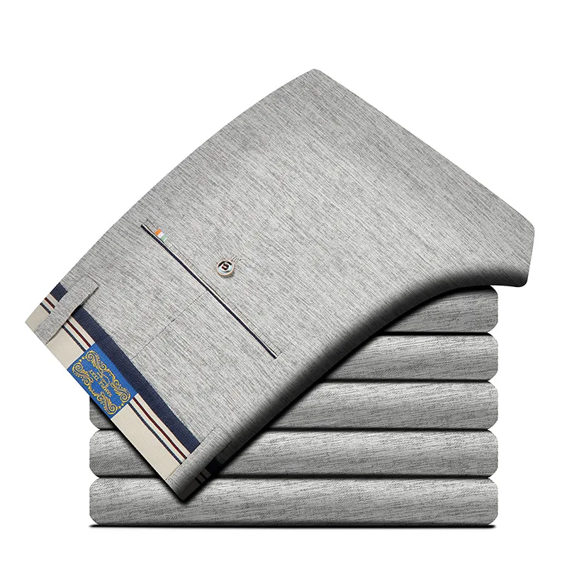 

Ropa De Hombre 2020 Summer New Men's Casual Pants Thin Section Fashion Slim XL Cotton Linen Pants Men's Trousers Men's Clothing