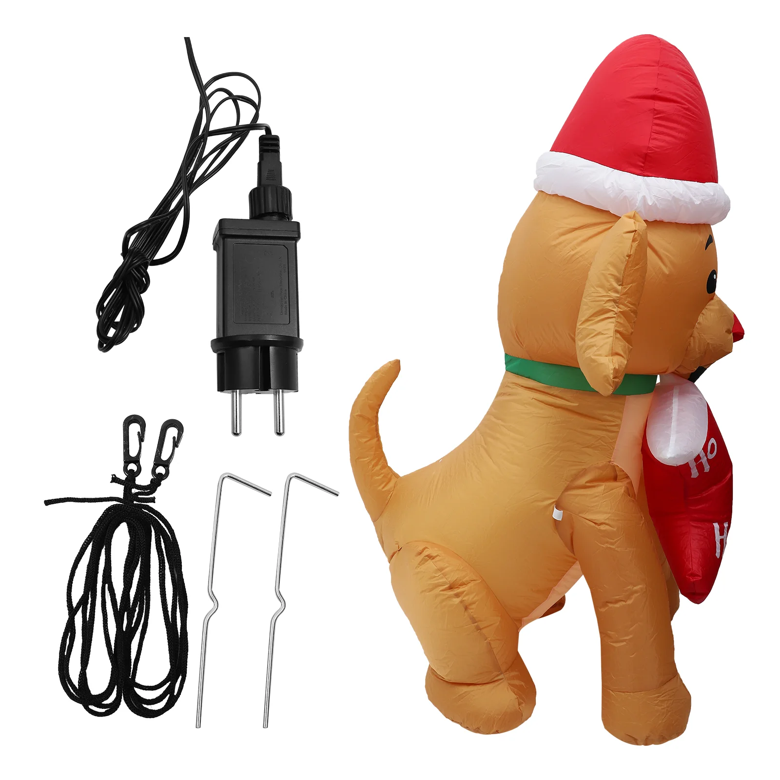 

1 Pc Outdoor Dog Model Funny Inflatable Adornment Christmas Decor (Plug)