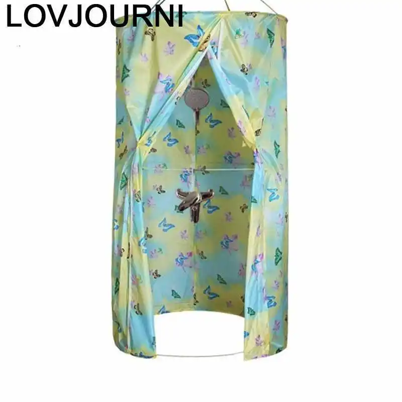 

Doccia Set With Bathroom Banyo Perdeleri Shower Fabric Round Banheiro Rideau De Douche Douchegordijn Cortina Ducha Bath Curtain