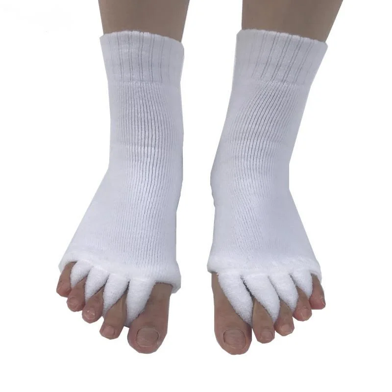 

Yoga Correction Socks for Women Casual Sportswear Five Fingers Full Open Split Toe Socks Comfortable Thumb Eversion Socks