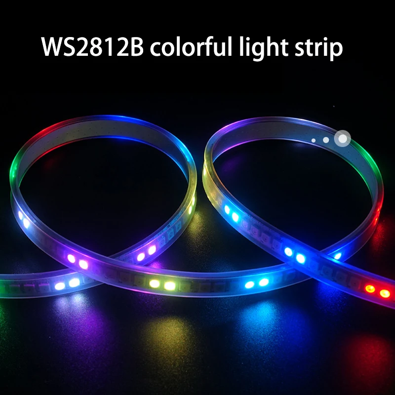 

5M WS2812B Full Color Led Lights Rgb Led Strip Light Individually Addressable Led Light Strip Black White Pcb Ip30 65 67 5V