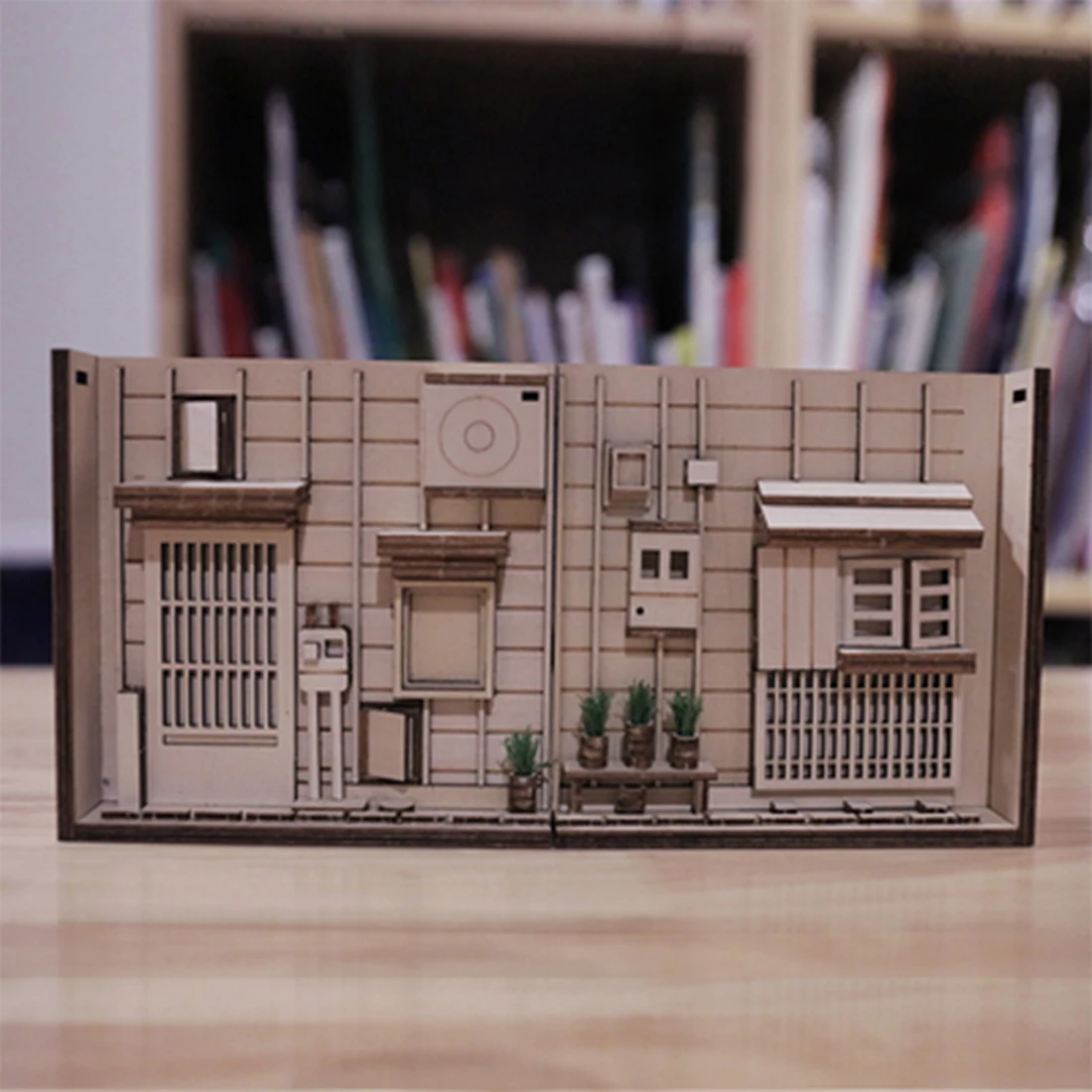 Diagon Alley DIY Деревянные Художественные книжные подставки в сборе модель книги