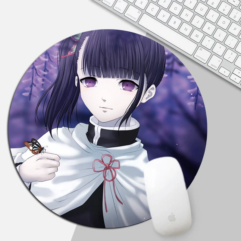 Пользовательский круглый коврик для мыши сделай сам с аниме рассекающим демонов