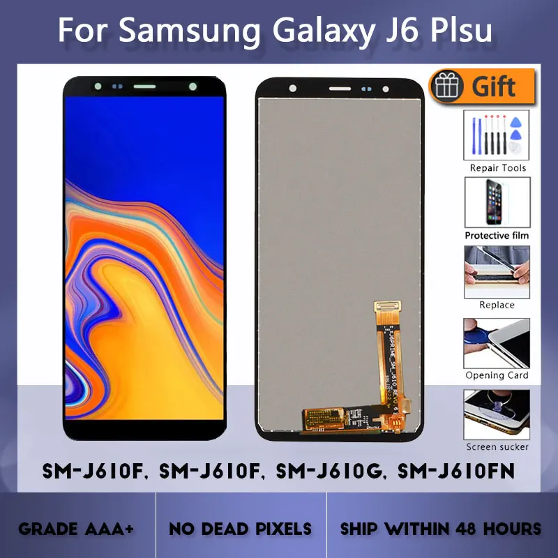 Оригинальный ЖК-дисплей 6 0 дюйма для Samsung Galaxy J6 Plus J610 J610F J610FN сменный ЖК-экран +
