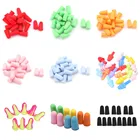 2510 пар в комплекте; Удобная обувь из мягкой пены ухо Вилки коническая кисть для сна во время путешествий Шум уменьшения предупреждения уха Вилки звукоизоляция защита ушей