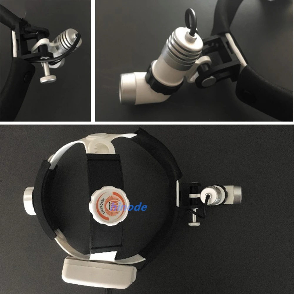 Дешево Медицинская стоматологическая ЛОР хирургия светодиодсветодиодный высокая яркость регулируемая Беспроводная Встроенная Лупа налобный фо...