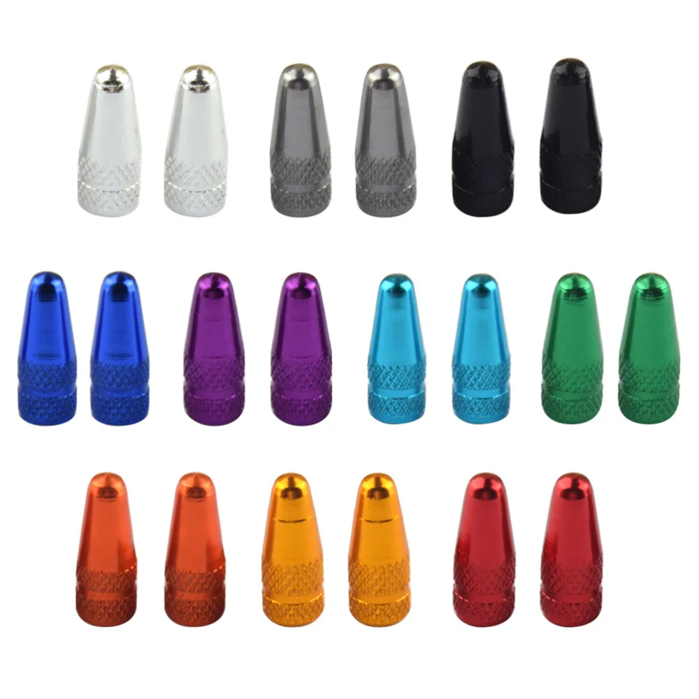 

20pcs Presta Cap Anodized Machined Aluminum Alloy French Style Bike Tire Caps Dust Covers