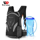 WEST BIKING 16L велосипедный рюкзак, Сверхлегкий вместительный велосипедный рюкзак, сумка для хранения воды для занятий спортом на открытом воздухе, рюкзак для гидратации