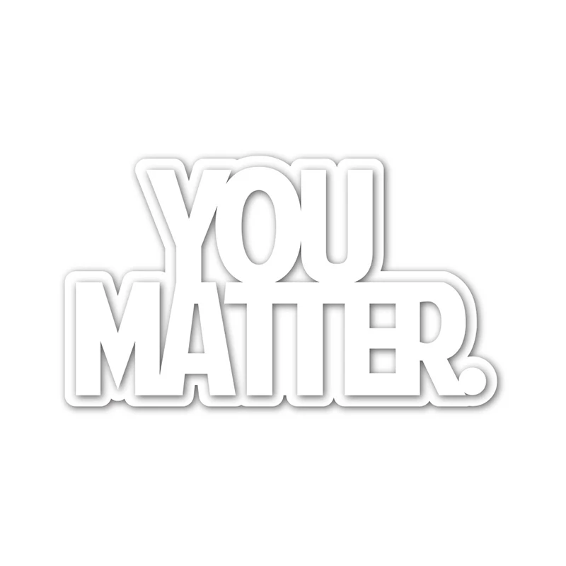 

JC DIY YOU MATTER Letters Metal Cutting Dies for Scrapbooking Craft Mold Cut Die Stencil Handmade Tool Paper Card Make Template