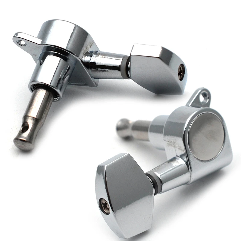 6pcs gitarre tuning keys pegs maschine köpfe diy chrome locking string passt für les paul gitarre tuning schlüssel lpsgtl elektrische