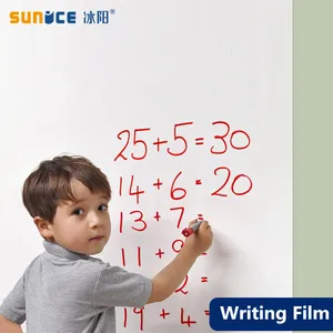 SUNICE WhiteBoard Writing Film Home Office Written Record Message Board Film School Self-adhesive 152cmx100cm