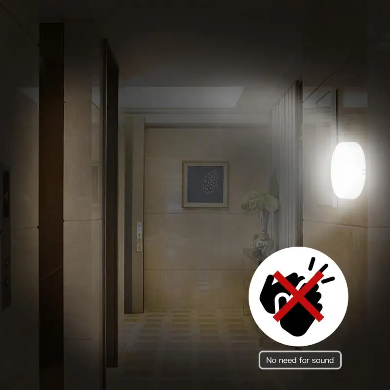 

Motion Sensor Led Light Night Light Intelligent Rechargeable Energy-saving Stairs Bedroom Wall Lamp Bedside Wardrobe Light