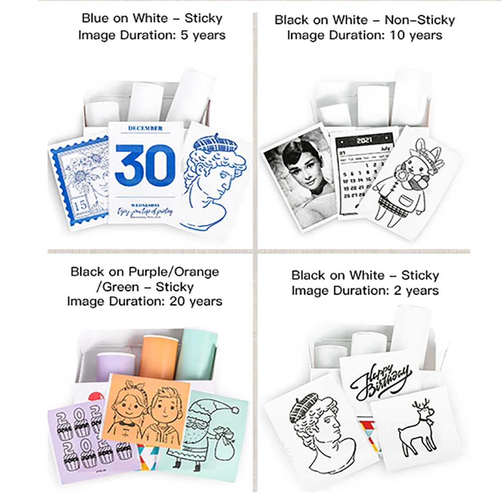 

Термобумага Phomemo T02, 53 мм, для термопринтера