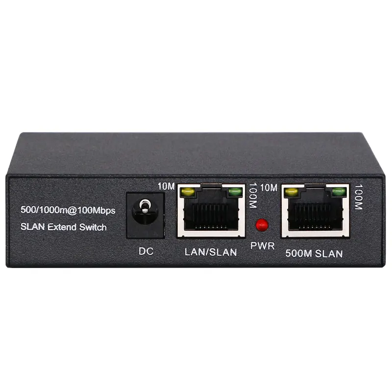 Одна пара сетевой коммутатор Ethernet PoE удлинитель 500/1000 м 1 порт 10/100 вход Rj45 выход
