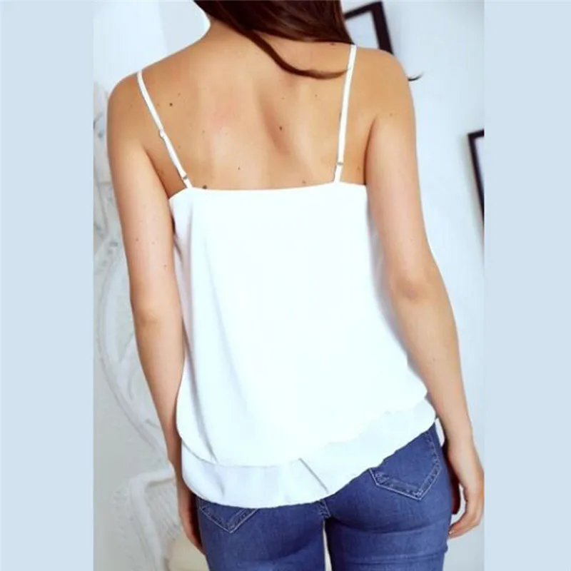 Сексуальная кружевная шелковая атласная Женская майка повседневная красная