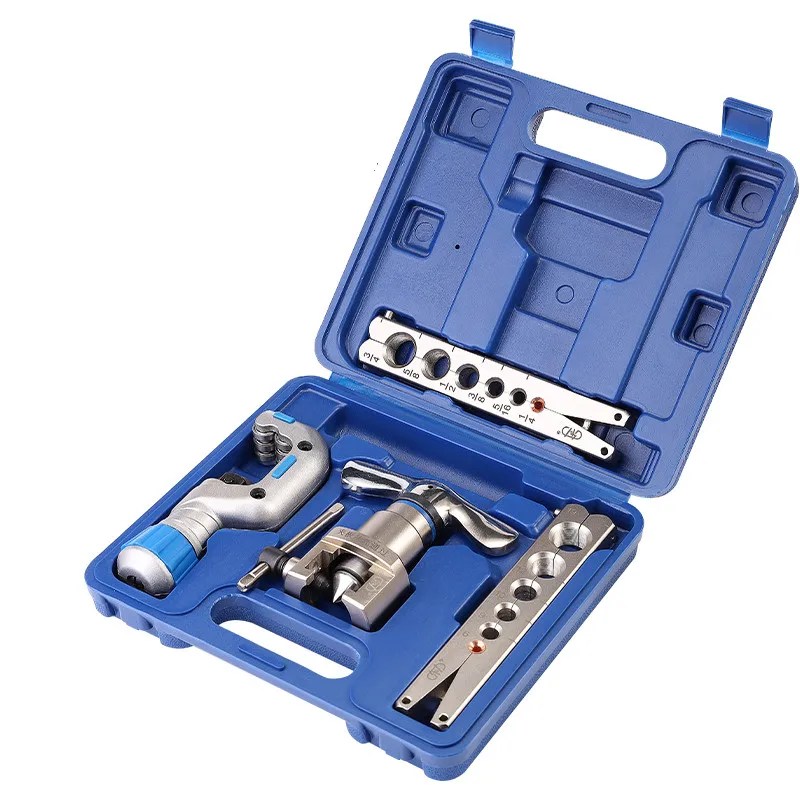 Eccentric Copper Tube Pipe Flaring Tool Kit with Cutter for Air Conditioner pipe HAVC tools 6-19MM VFT-808-MIS