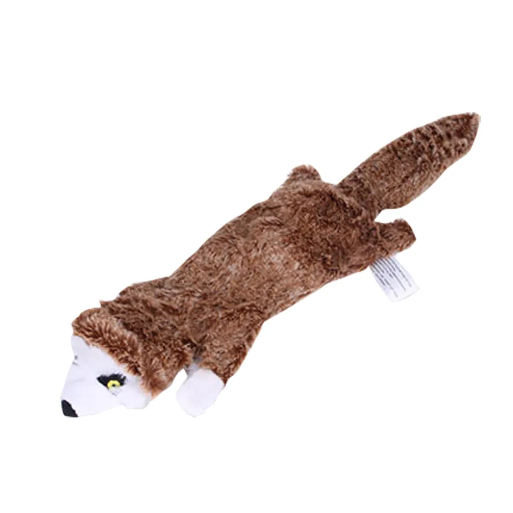 Новинка 2020 Симпатичные плюшевые игрушки писк питомца волк кролик животные