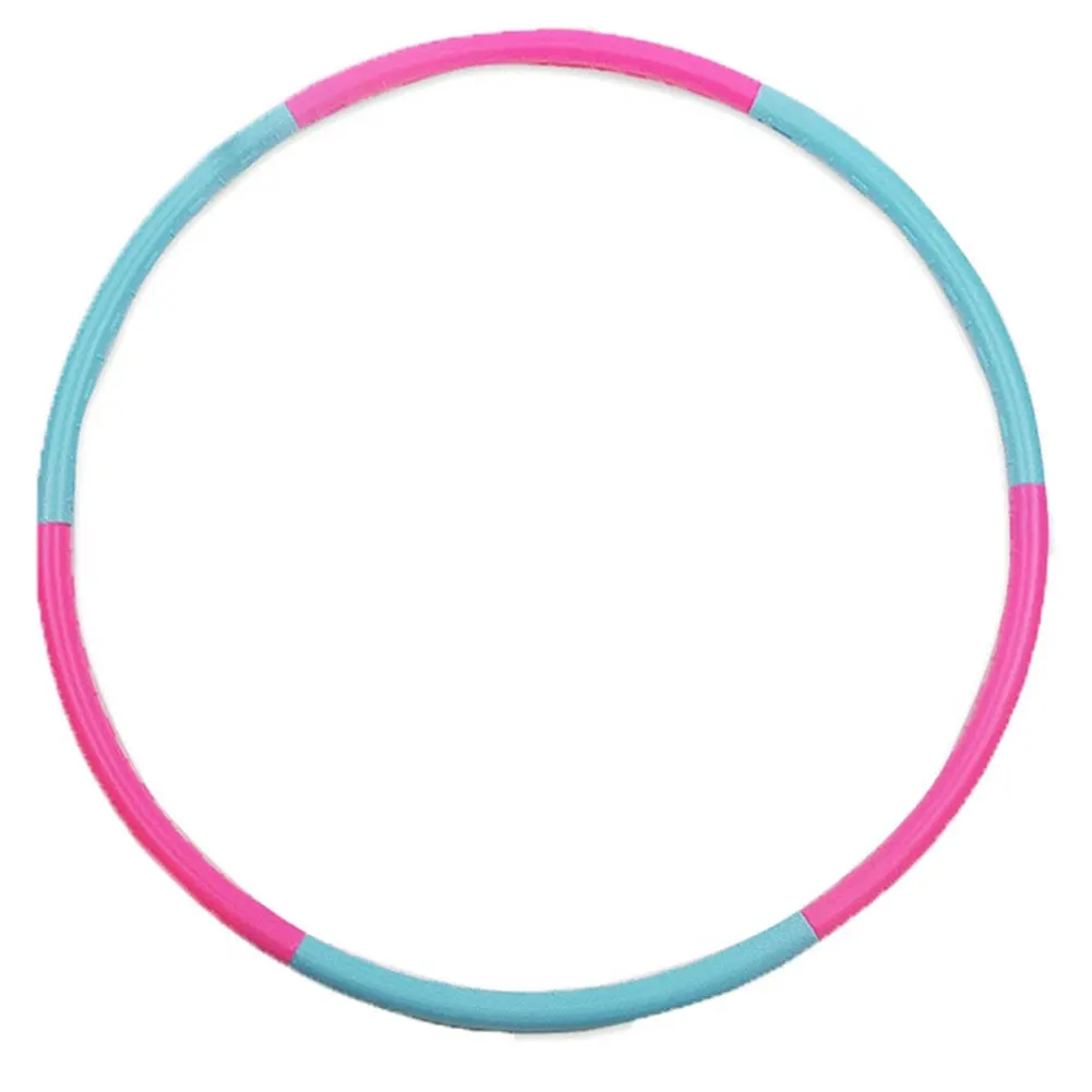 

Exercise Hoop For Kids Portable Gymnastics Plastic Fitness Detachable Hoop For Children Blue Red Training Indoor Outdoor