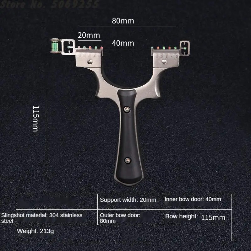 2021 Новый профессиональный рогатка для охоты из нержавеющей стали и резиновой ленты для игры в стрельбу на открытом воздухе.