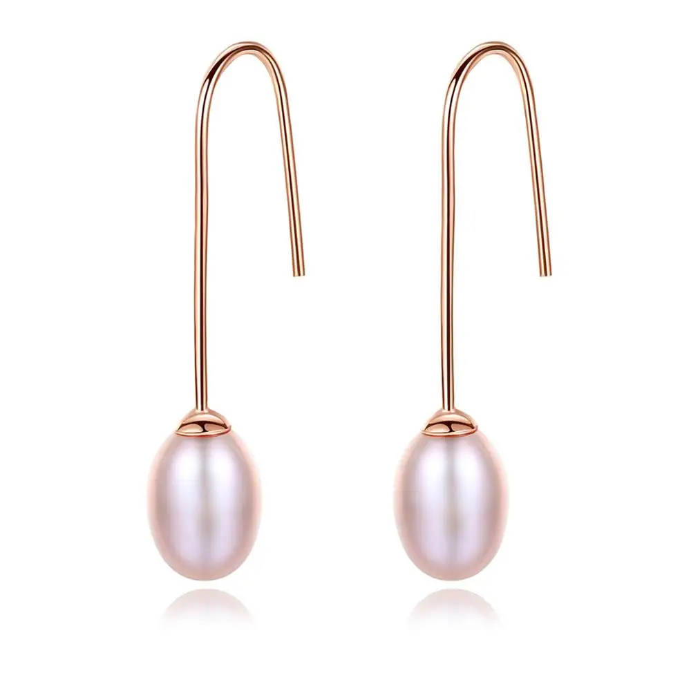 Серьги из серебра 925 пробы с жемчугом серьги натурального пресноводного жемчуга