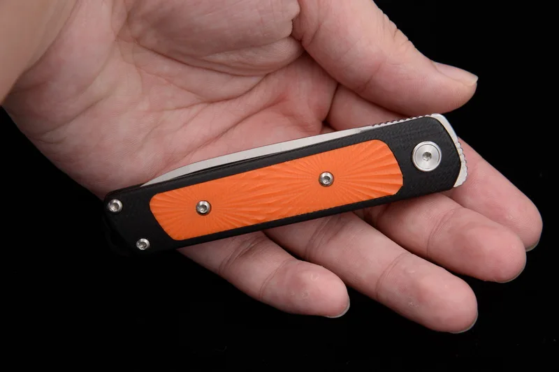 

JUFULE YX622 100% Real 14C28N steel blade ball bearing G10 handle camp Outdoor pocket fruit EDC tool Gentleman folding knife