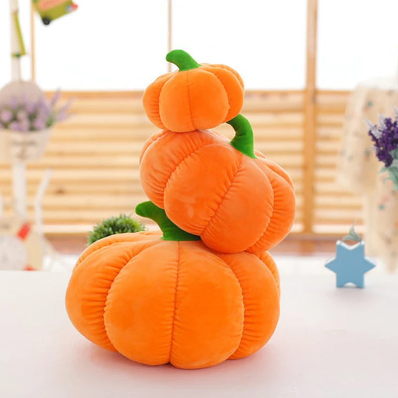 

Halloween Pumpkin Doll Stuffed Plant Toy Warm Hands Classic Pumpkins Holiday Props Plush Pillow Party Kids Gift 18/30/40/60cm