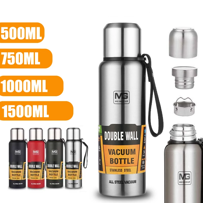 Уличный термос из нержавеющей стали изолированная вакуумная фляжка для бутылки