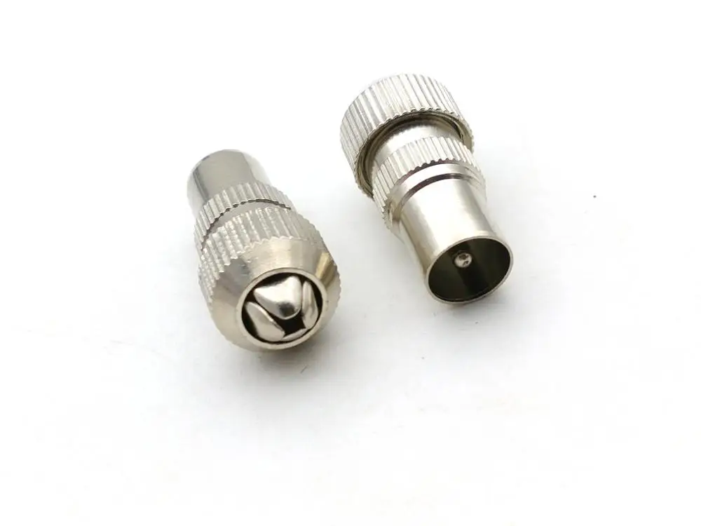 5 шт. штепсельная Вилка для ТВ антенны коаксиальный переходник|Соединители| |