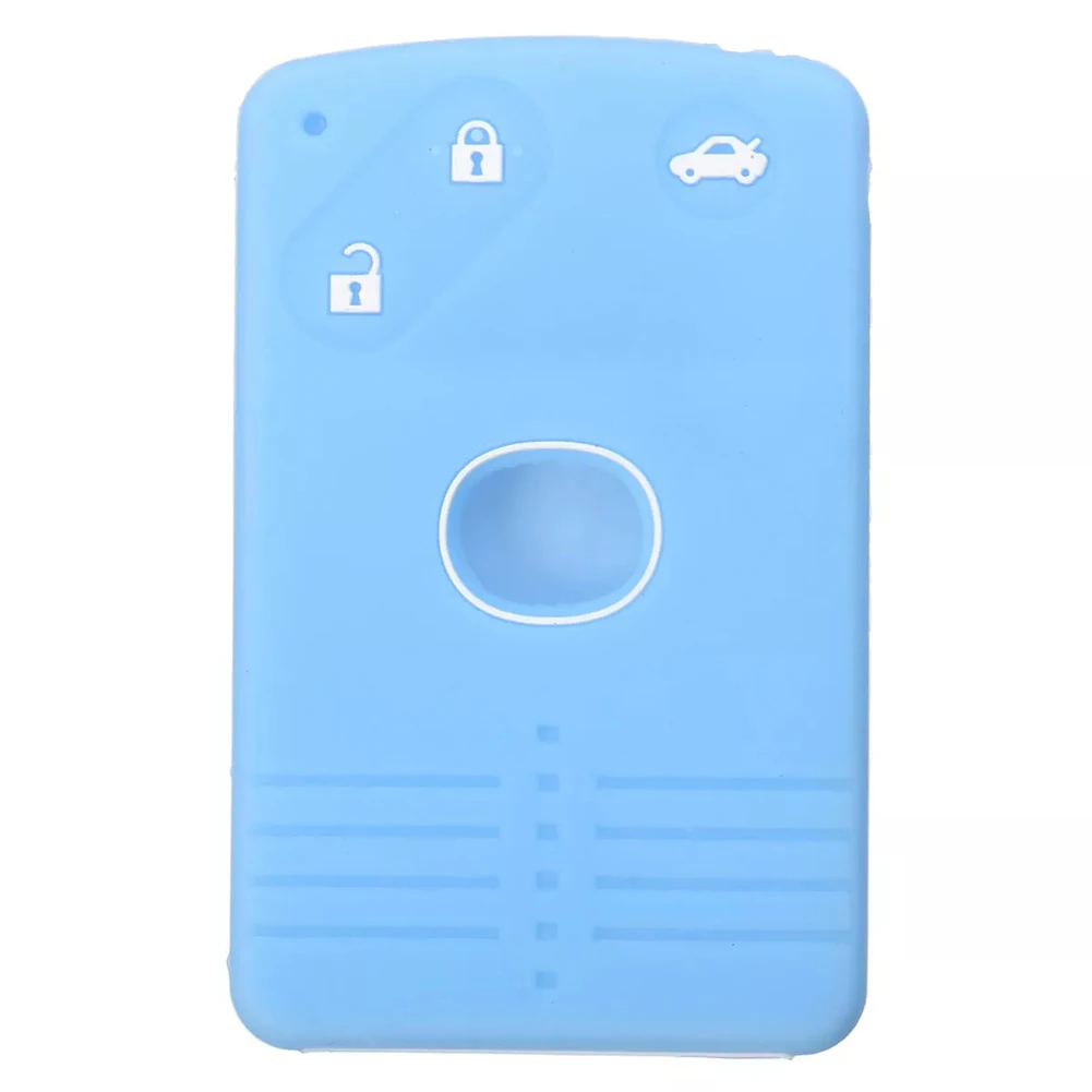 Чехол для автомобильного ключа силиконовый чехол с 3 кнопками смарт карты брелок