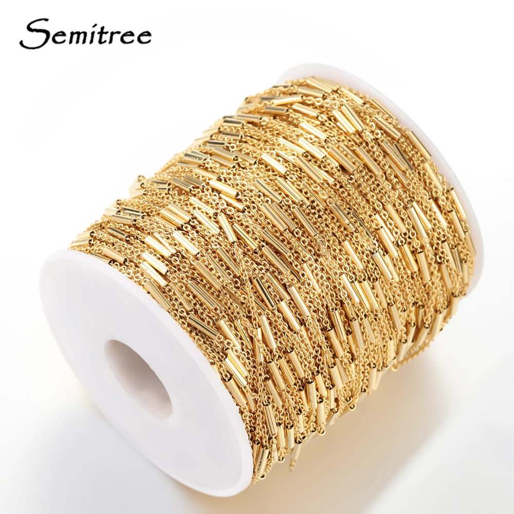 Цепочка Из Нержавеющей Стали для изготовления ожерелья 2 метра|Ювелирная