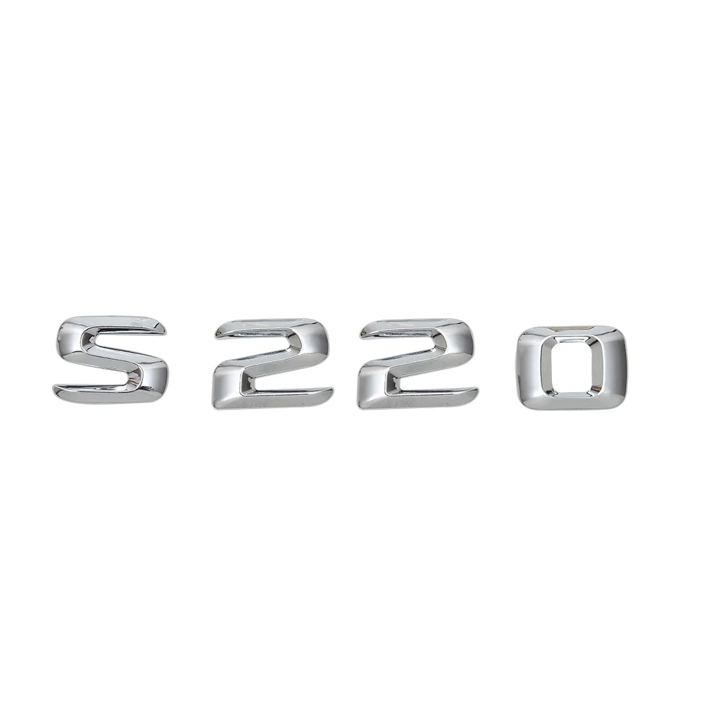 

Car Styling For S Class 220SE W111 W116 W126 W140 W220 W221 W222 S220 Discharge Capacity Refitting Emblem Stickers