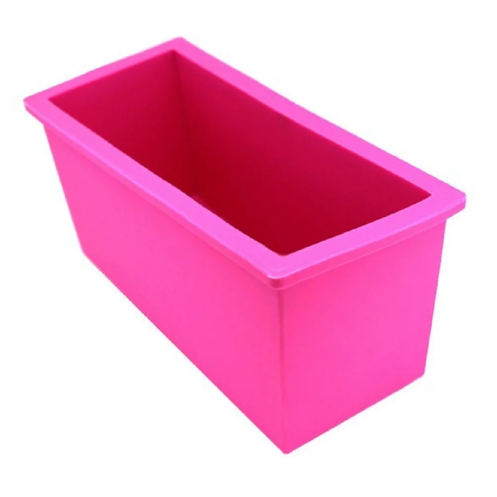 Прямоугольная силиконовая форма для мыла Cuboid шоколадного в форме свечи DIY