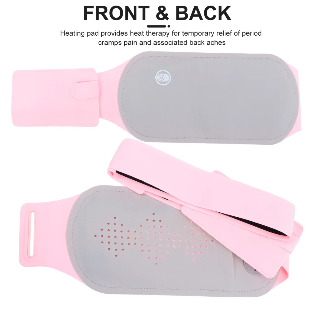 

Electric Menstrual Waist Belt Back Belly Cramps Heating Pad with 3 Heat Levels