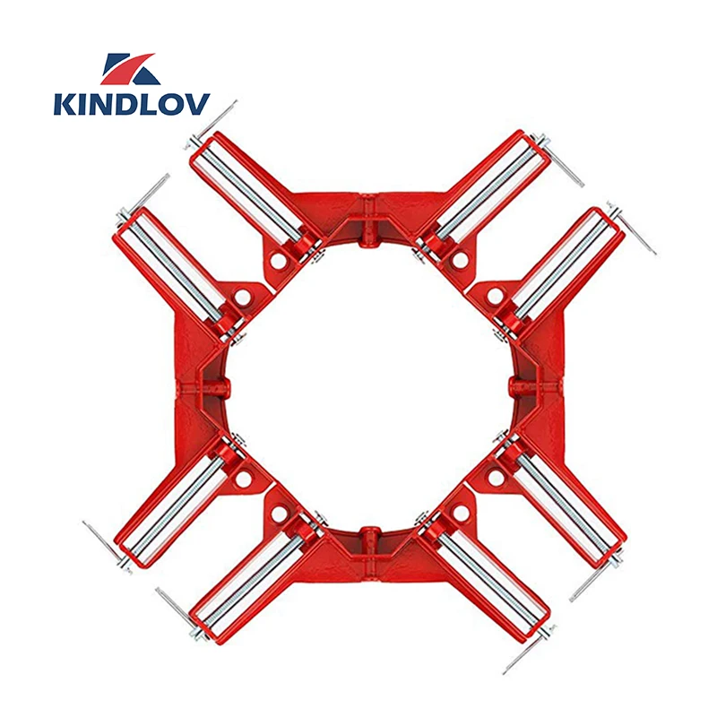 KINDLOV 4 шт. 90 градусный прямоугольный зажим дюймовый угол быстрое фиксирование