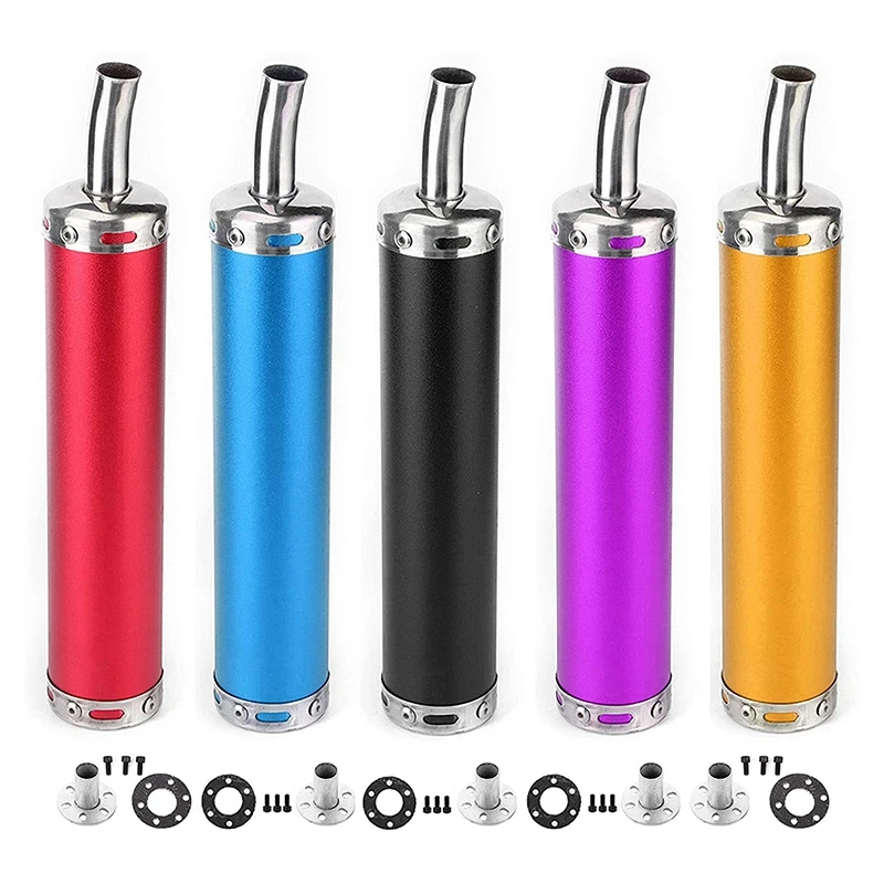 

Модифицированный глушитель для мотоцикла, выхлопная труба 50 куб. См, глушитель GY6 60x280 мм, изогнутая задняя труба, горный велосипед, мотовезде...