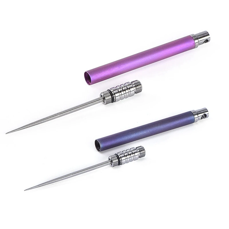 Акция! 2 шт. титановые легированные наружные Edc Бутылочки Для Зубочисток фрукты