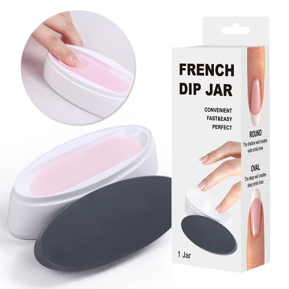 Контейнер для погружения порошка французский провал линии акриловый порошок