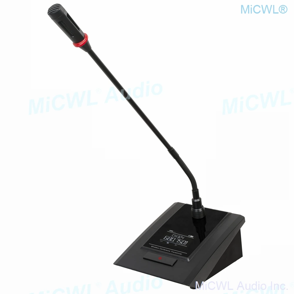 저렴한 MiCWL-8 데스크탑 구즈넥 무선 마이크, 럭셔리 컨퍼런스 4 테이블 시스템